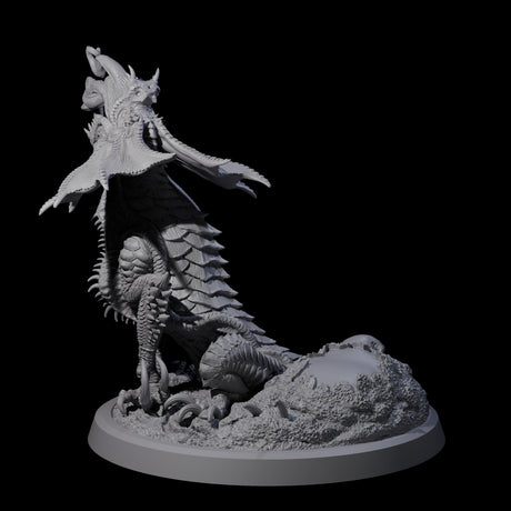 Roaring Far Realm Dragon Miniature for Dungeons and Dragons, Pathfinder or other TTRPGs
