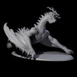 Roaring Green Dragon Miniature for Dungeons and Dragons, Pathfinder or other TTRPGs