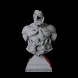 Roaring Orc Bust Miniature for Dungeons and Dragons, Pathfinder or other TTRPGs