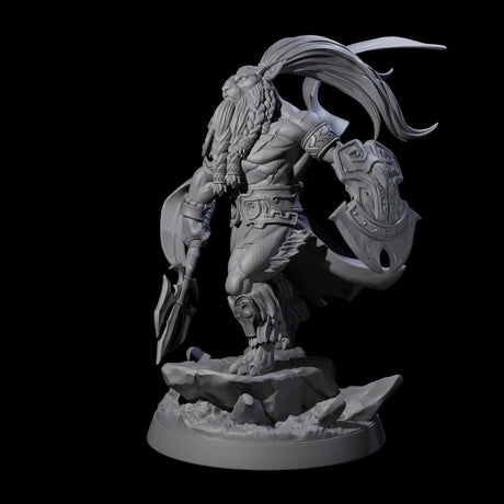 Roaring Scarred Leonin Master Miniature for Dungeons and Dragons, Pathfinder or other TTRPGs