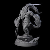 Roaring Scarred Leonin Master Miniature for Dungeons and Dragons, Pathfinder or other TTRPGs
