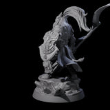Roaring Scarred Leonin Master Miniature for Dungeons and Dragons, Pathfinder or other TTRPGs