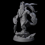 Roaring Scarred Leonin Master Miniature for Dungeons and Dragons, Pathfinder or other TTRPGs