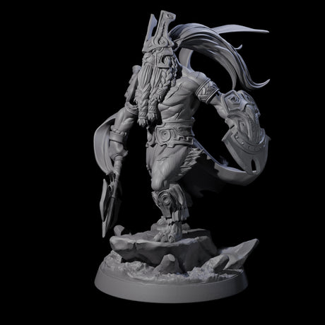 Roaring Scarred Leonin Master Miniature for Dungeons and Dragons, Pathfinder or other TTRPGs