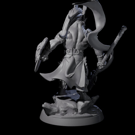 Roaring Scarred Leonin Master Miniature for Dungeons and Dragons, Pathfinder or other TTRPGs
