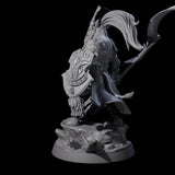 Roaring Scarred Leonin Master Miniature for Dungeons and Dragons, Pathfinder or other TTRPGs