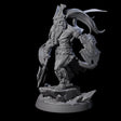 Roaring Scarred Leonin Master Miniature for Dungeons and Dragons, Pathfinder or other TTRPGs