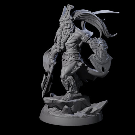Roaring Scarred Leonin Master Miniature for Dungeons and Dragons, Pathfinder or other TTRPGs
