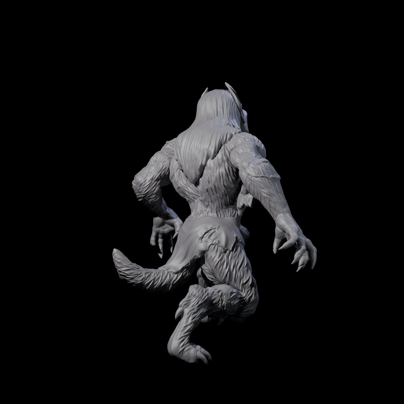 Roaring Shebeast Miniature for Dungeons and Dragons, Pathfinder or other TTRPGs
