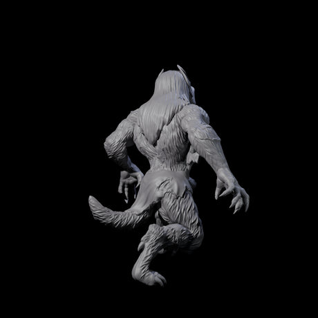 Roaring Shebeast Miniature for Dungeons and Dragons, Pathfinder or other TTRPGs