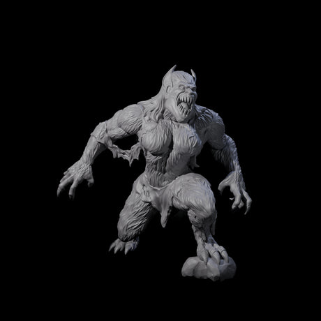 Roaring Shebeast Miniature for Dungeons and Dragons, Pathfinder or other TTRPGs
