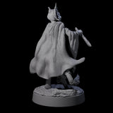 Robed Tabaxi Rogue A Miniature for Dungeons and Dragons, Pathfinder or other TTRPGs