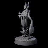 Robed Tabaxi Rogue A Miniature for Dungeons and Dragons, Pathfinder or other TTRPGs