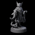 Robed Tabaxi Rogue A Miniature for Dungeons and Dragons, Pathfinder or other TTRPGs