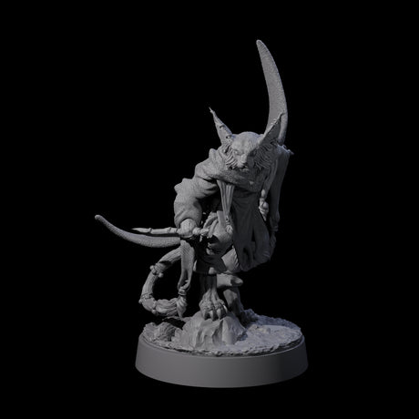 Robed Tabaxi Rogue B Miniature for Dungeons and Dragons, Pathfinder or other TTRPGs