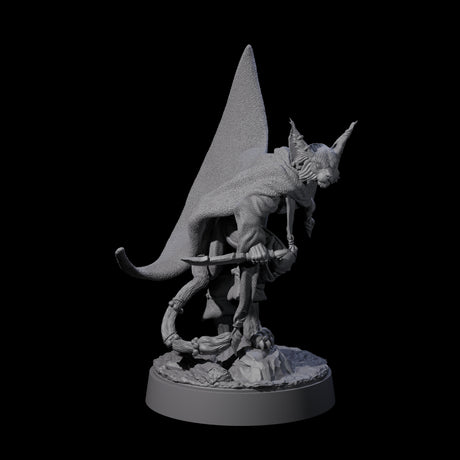 Robed Tabaxi Rogue B Miniature for Dungeons and Dragons, Pathfinder or other TTRPGs