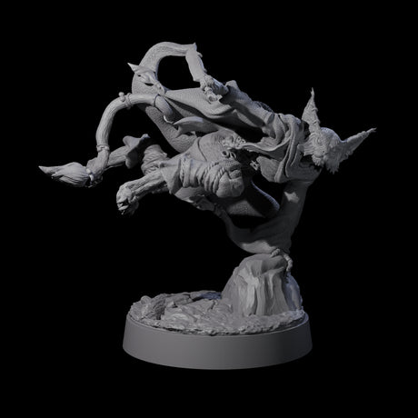 Robed Tabaxi Rogue C Miniature for Dungeons and Dragons, Pathfinder or other TTRPGs