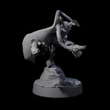 Robed Tabaxi Rogue C Miniature for Dungeons and Dragons, Pathfinder or other TTRPGs