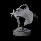 Robed Tabaxi Rogue C Miniature for Dungeons and Dragons, Pathfinder or other TTRPGs