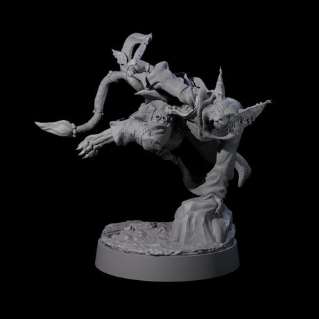 Robed Tabaxi Rogue C Miniature for Dungeons and Dragons, Pathfinder or other TTRPGs