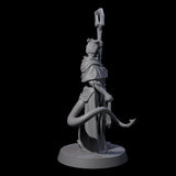 Robed Tiefling Monk C Miniature for Dungeons and Dragons, Pathfinder or other TTRPGs
