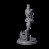 Rock Man Bartender Miniature for Dungeons and Dragons, Pathfinder or other TTRPGs