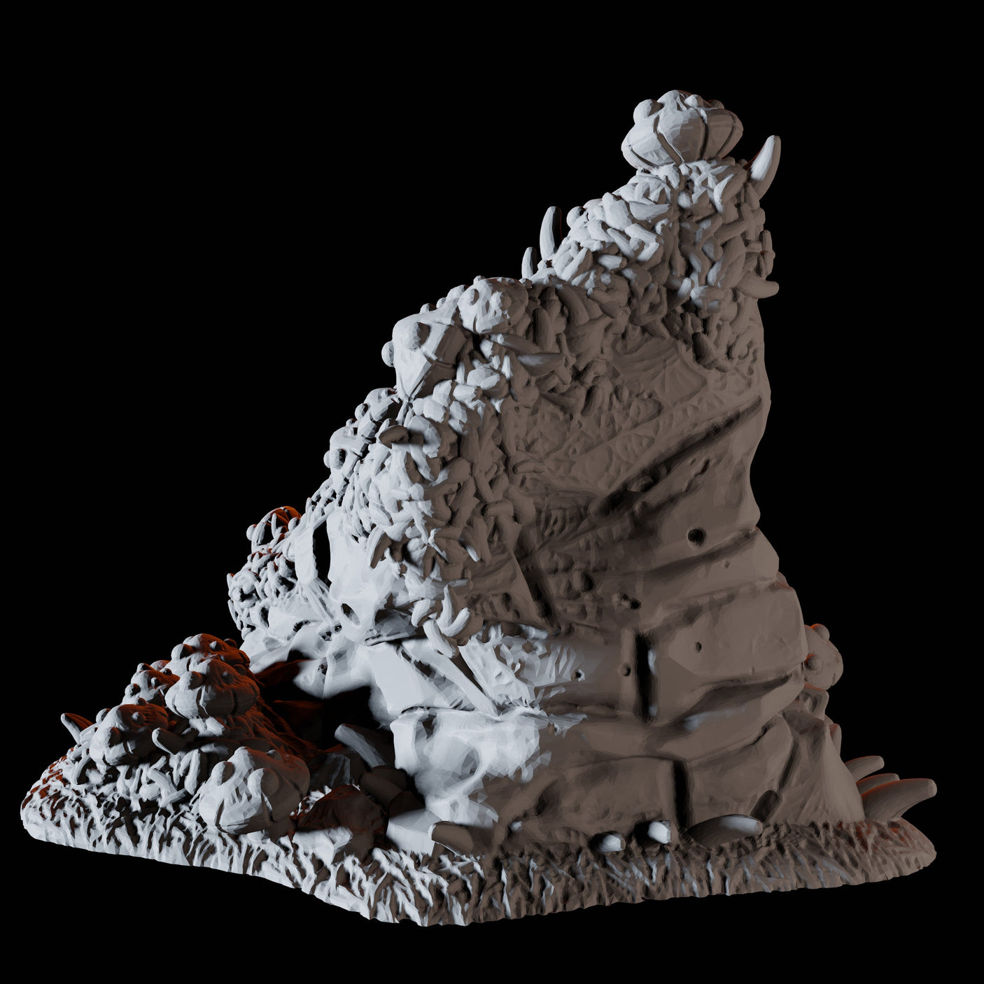 Rock Mushroom Miniature for Dungeons and Dragons, Pathfinder or other TTRPGs