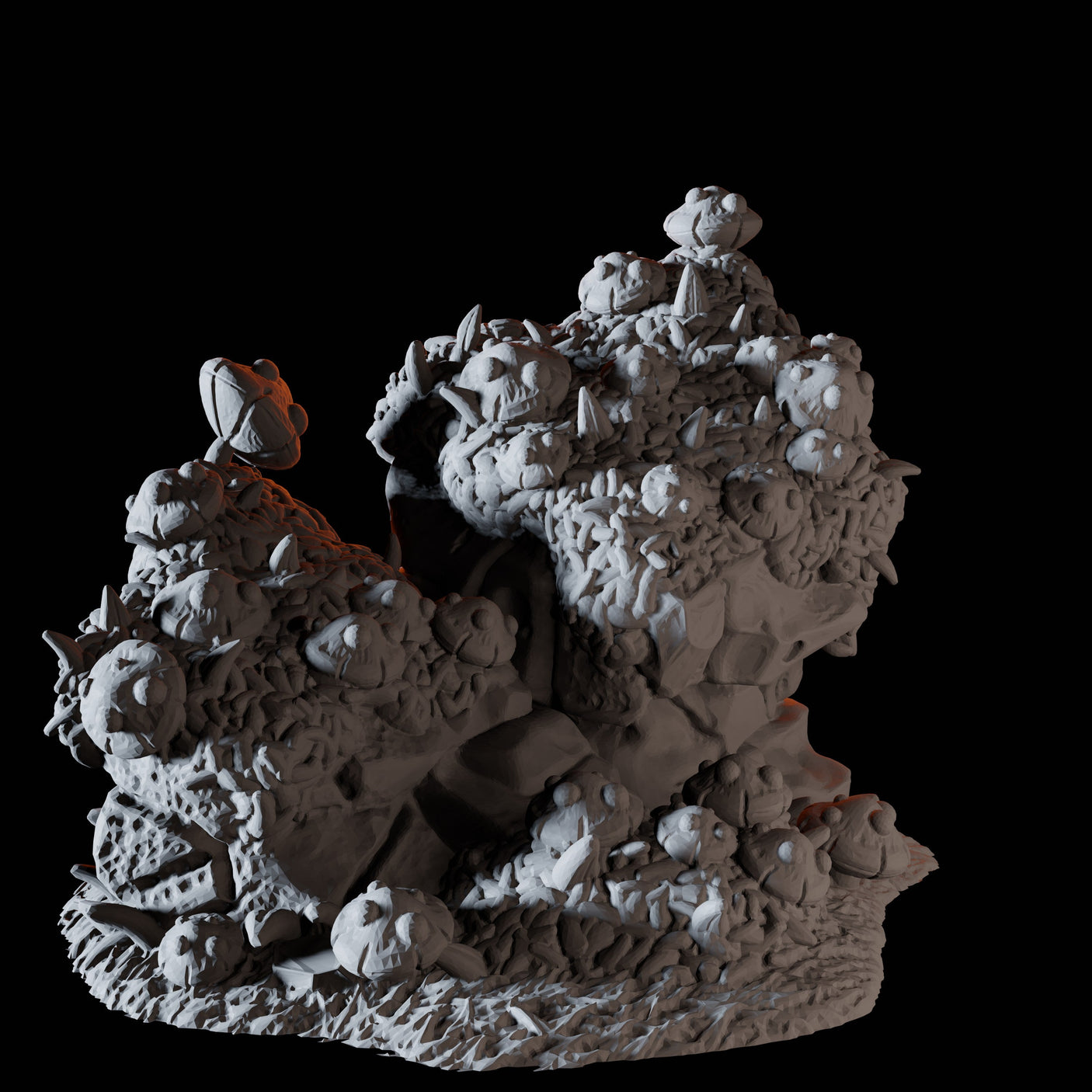 Rock Mushroom Miniature for Dungeons and Dragons, Pathfinder or other TTRPGs