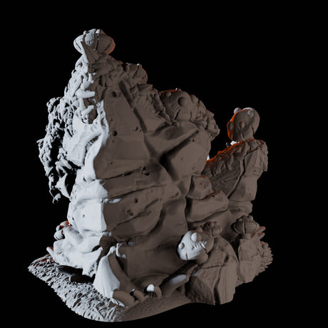 Rock Mushroom Miniature for Dungeons and Dragons, Pathfinder or other TTRPGs