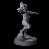 Rock Poised Elf Master Dueller Miniature for Dungeons and Dragons, Pathfinder or other TTRPGs