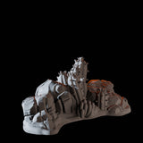 Rock and Cactus B Miniature for Dungeons and Dragons, Pathfinder or other TTRPGs