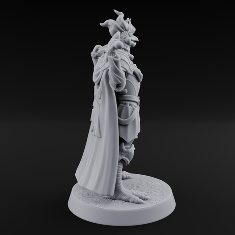 Rocking Kenku Paladin Miniature for Dungeons and Dragons, Pathfinder or other TTRPGs