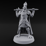 Rocking Kenku Paladin Miniature for Dungeons and Dragons, Pathfinder or other TTRPGs