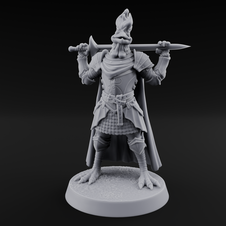 Rocking Kenku Paladin Miniature for Dungeons and Dragons, Pathfinder or other TTRPGs