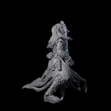 Rocking Out Elf Bard Miniature for Dungeons and Dragons, Pathfinder or other TTRPGs