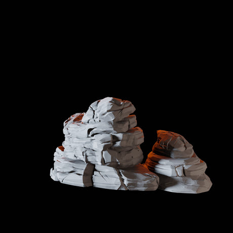 Rocks A Miniature for Dungeons and Dragons, Pathfinder or other TTRPGs