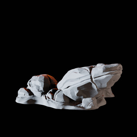 Rocks B Miniature for Dungeons and Dragons, Pathfinder or other TTRPGs