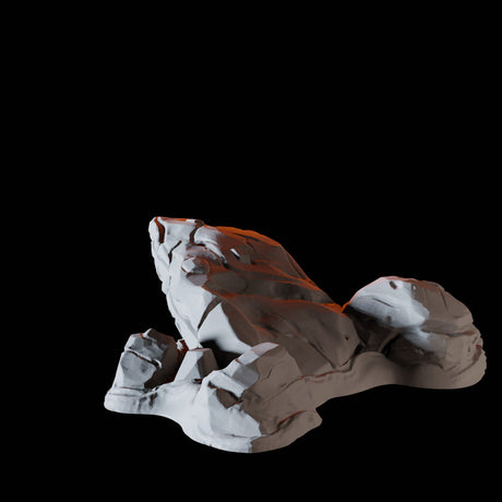 Rocks B Miniature for Dungeons and Dragons, Pathfinder or other TTRPGs
