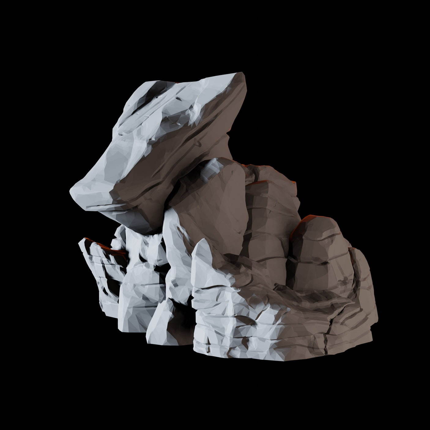 Rocks C Miniature for Dungeons and Dragons, Pathfinder or other TTRPGs