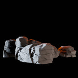 Rocks D Miniature for Dungeons and Dragons, Pathfinder or other TTRPGs