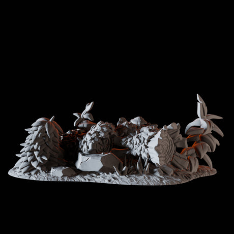 Rocks and Plants Miniature for Dungeons and Dragons, Pathfinder or other TTRPGs