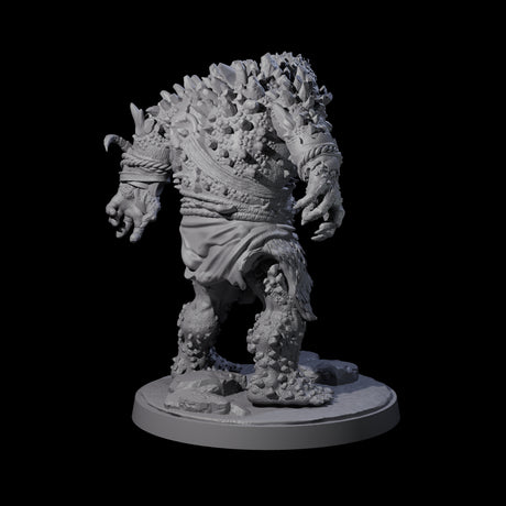 Rocky Ogre A Miniature for Dungeons and Dragons, Pathfinder or other TTRPGs