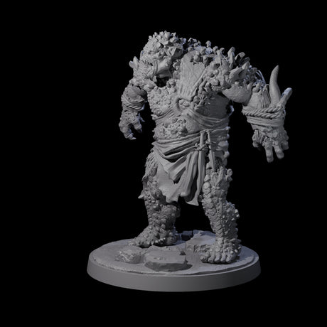 Rocky Ogre A Miniature for Dungeons and Dragons, Pathfinder or other TTRPGs