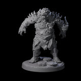 Rocky Ogre A Miniature for Dungeons and Dragons, Pathfinder or other TTRPGs