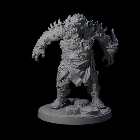 Rocky Ogre A Miniature for Dungeons and Dragons, Pathfinder or other TTRPGs