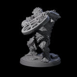 Rocky Ogre B Miniature for Dungeons and Dragons, Pathfinder or other TTRPGs