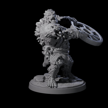 Rocky Ogre B Miniature for Dungeons and Dragons, Pathfinder or other TTRPGs