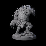 Rocky Ogre C Miniature for Dungeons and Dragons, Pathfinder or other TTRPGs