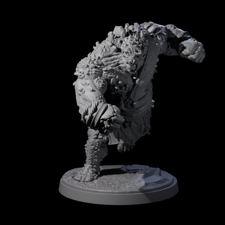 Rocky Ogre D Miniature for Dungeons and Dragons, Pathfinder or other TTRPGs