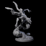 Roiling Smoke Mephit Miniature for Dungeons and Dragons, Pathfinder or other TTRPGs